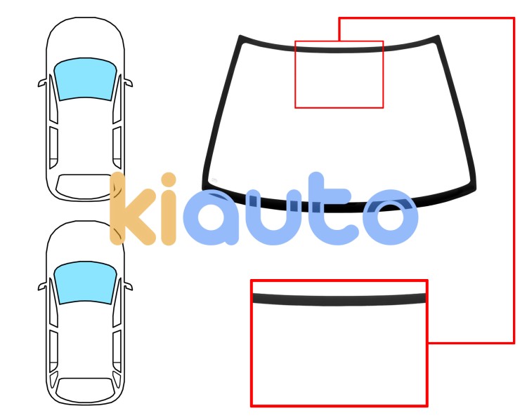 Parabrisas suzuki swift 2000-2005 4/5 puertas / delantero / azul Eurocode 8012ABL