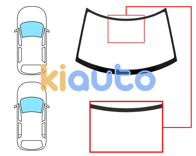 Parabrisas suzuki swift 2007-2010 3/5 puertas / delantero / verde Eurocode 8031AGN