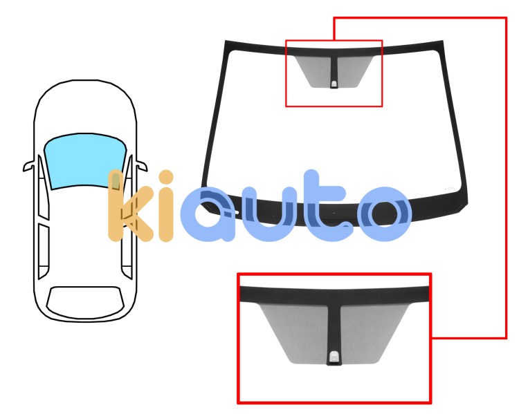 Parabrisas suzuki sx4 s-cross 2016-2021 delantero / con base espejo / verde Eurocode 8039AGNV
