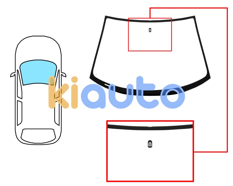 Parabrisas toyota celica 1999-2006 coupe / delantero / azul Eurocode 8316AGN