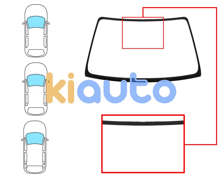 Parabrisas toyota corolla 2000-2001 3/4/5 puertas / familiar / delantero / verde Eurocode 8304AGN