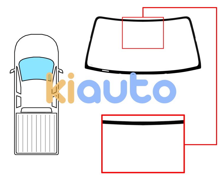 Parabrisas toyota hilux 1998-2002 delantero / verde Eurocode 8308AGN