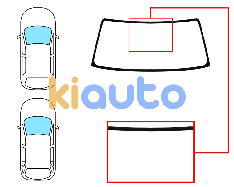 Parabrisas toyota land cruiser 1995-2003 fj90 3/5 puertas / delantero / verde Eurocode 8301AGN