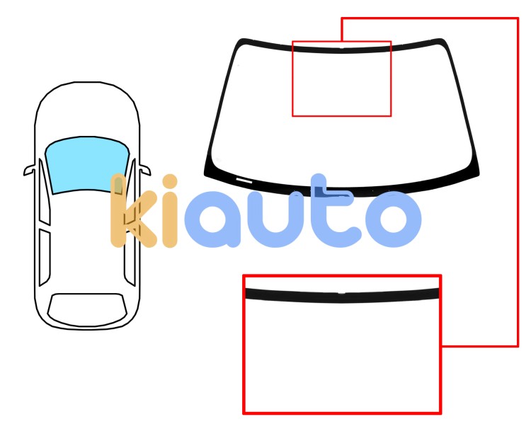 Parabrisas toyota paseo 1995-1998 delantero / verde Eurocode 8297ALG