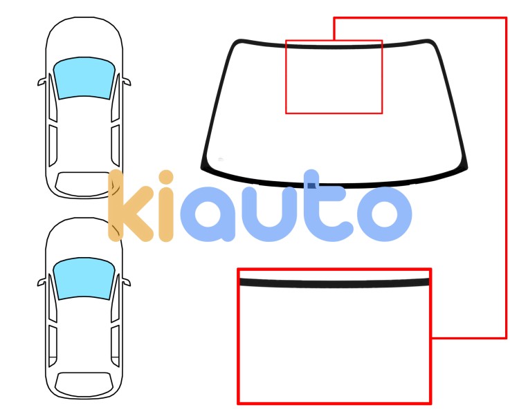 Parabrisas toyota starlet 1996-1999 3/5 puertas / delantero / verde Eurocode 8298AGN