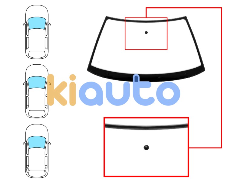 Parabrisas volkswagen golf iii 1992-1997 3/5 puertas / familiar / delantero / verde / con base espejo modificada / molduras premontadas Eurocode 8541AGNZ1C