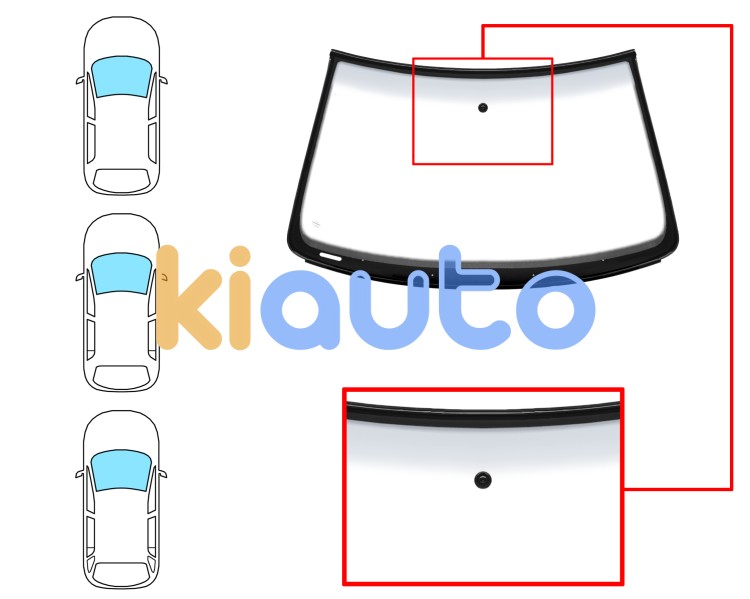 Parabrisas volkswagen golf iv 1997-2004 3/5 puertas / familiar / delantero / verde banda gris / con base espejo / molduras premontadas Eurocode 8558AGNGYVZ