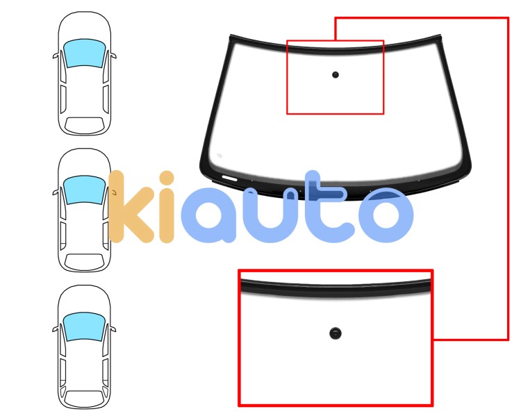 Parabrisas volkswagen golf iv 1997-2004 3/5 puertas / familiar / delantero / verde / con base espejo / molduras premontadas Eurocode 8558AGNVZ