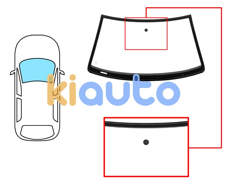 Parabrisas volkswagen lupo 1998-2005 delantero / verde / con base espejo / molduras premontadas Eurocode 7607AGNZ
