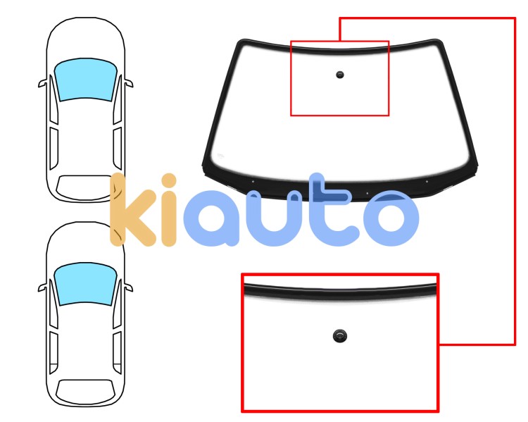 Parabrisas volkswagen polo 1995-1999 3/5 puertas / delantero / verde / molduras premontadas Eurocode 8545AGNZ
