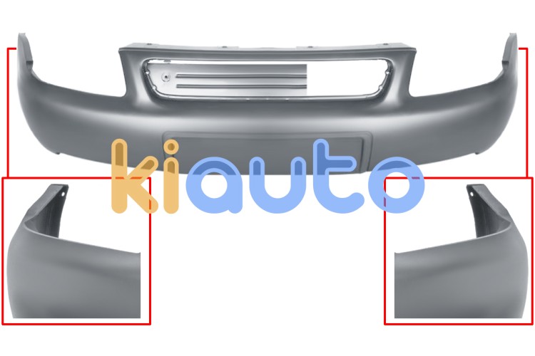 Parachoques audi a3 1996-2000 delantero / imprimado OE 8L0807111BGRU