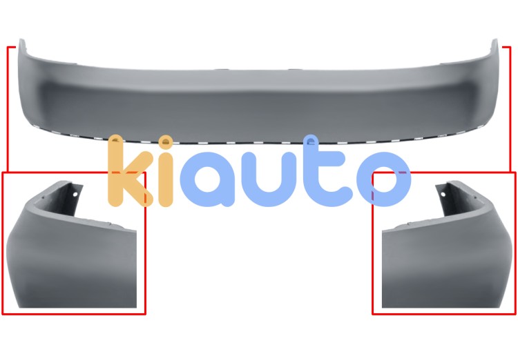 Parachoques audi a3 1996-2000 trasero / imprimado OE 8L0807437BGRU