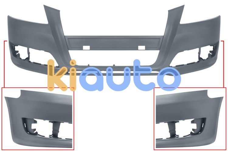 Parachoques audi a3 2008-2012 delantero / imprimado OE 8P0807105EGRU