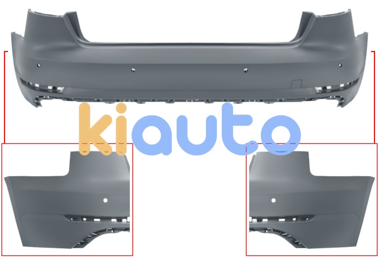 Parachoques audi a4 2015-2019 trasero / familiar / con sensor / imprimado OE 8W9807067AGRU