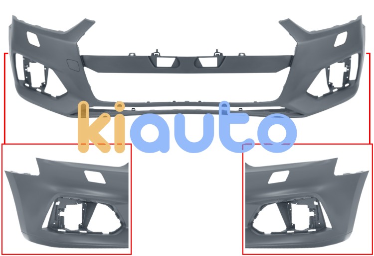 Parachoques audi a5 2017-2019 delantero / con lavafaros / imprimado OE 8W6807065CGRU