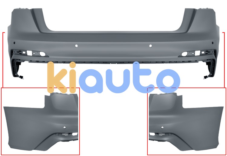 Parachoques audi a6 2019-2023 trasero / sedan / modelo s-line / con sensor / imprimado OE 4K5807067GGRU