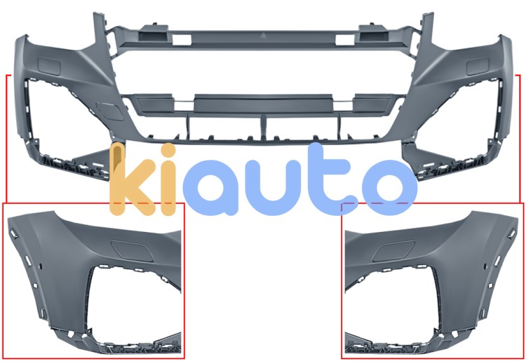 Parachoques audi q2 2020-> delantero / con lavafaros / con sensor / con park assist / imprimado OE 81A807065AGRU