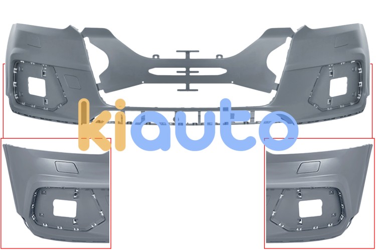 Parachoques audi q3 2015-2018 delantero / con lavafaros / imprimado OE 8U0807065LGRU