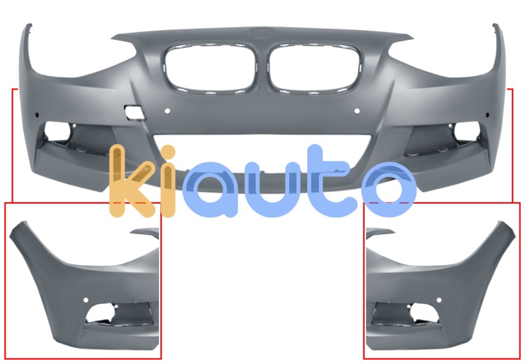 Parachoques bmw serie 1 (f20-f21) 2012-2015 delantero / modelo m-tech / con sensor / imprimado OE 51118052830