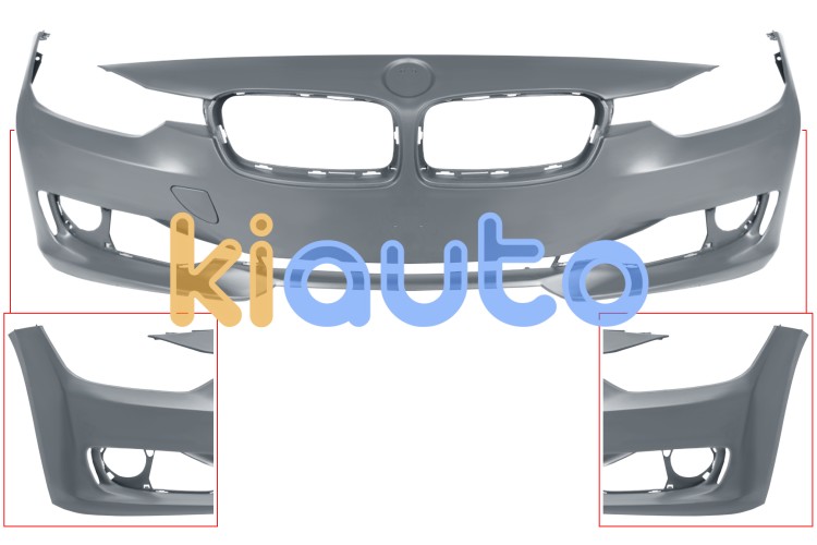 Parachoques bmw serie 3 (f30-f31) 2012-2015 delantero / basis / imprimado OE 51117292991