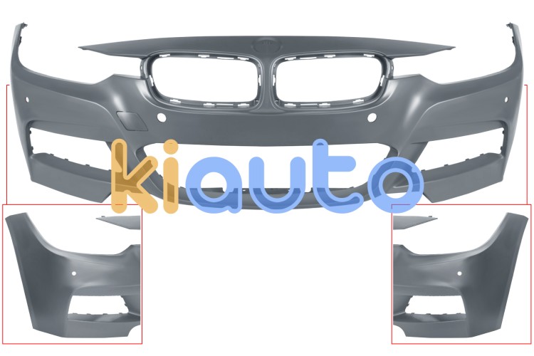 Parachoques bmw serie 3 (f30-f31) 2012-2015 delantero / modelo m-tech / con sensor / imprimado OE 51118055820 / 51118067941