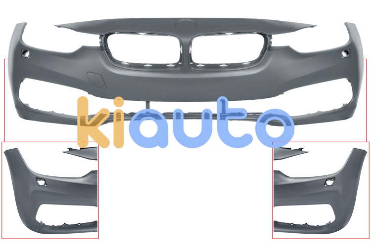 Parachoques bmw serie 3 (f30-f31) 2015-2018 delantero / luxury / con lavafaros / imprimado OE 51117445115
