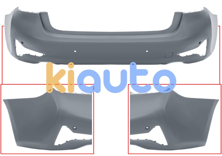 Parachoques bmw serie 3 (g20) 2018-2022 trasero / sedan / con sensor / imprimado OE 51128493934