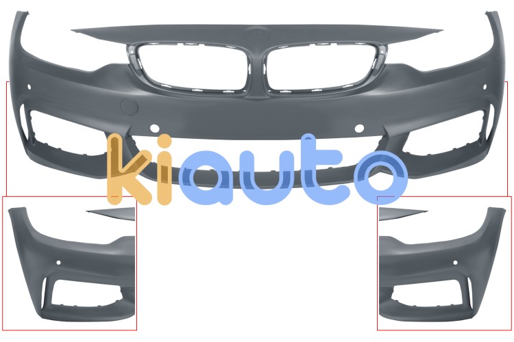 Parachoques bmw serie 4 (f36) 2013-2017 gran coupe / delantero / modelo m-tech / con sensor / imprimado OE 51118060877