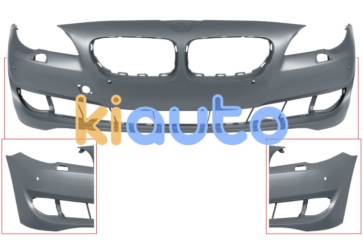 Parachoques bmw serie 5 (f10-f11) 2010-2013 delantero / con lavafaros / con sensor / imprimado OE 51117285961