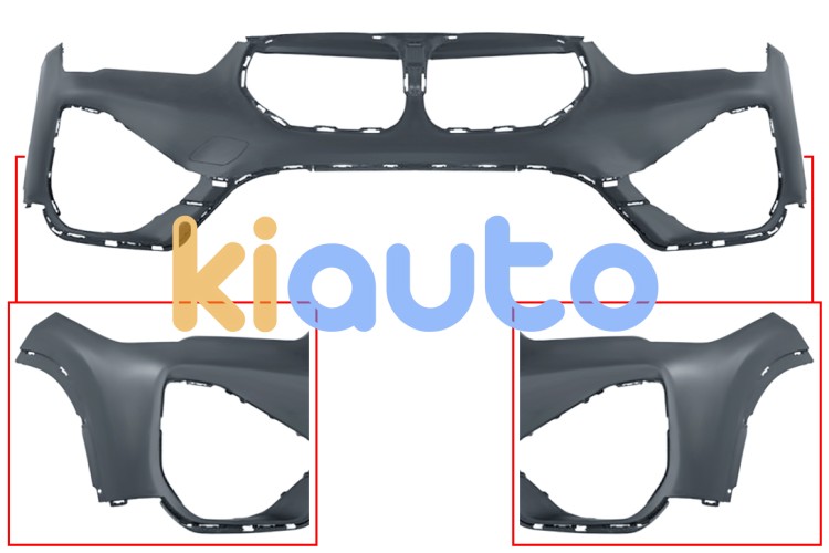 Parachoques bmw x1 (f48) 2019-2022 delantero / superior / imprimado OE 51119451691