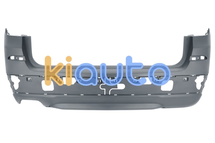 Parachoques bmw x3 (f25) 2010-2014 trasero / escape doble izquierdo / imprimado OE 51127278474