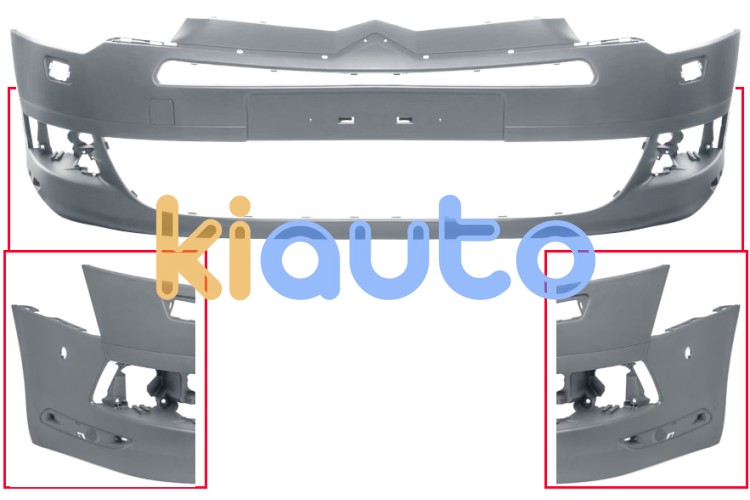 Parachoques citroen c5 2008-2018 delantero / con lavafaros / con sensor / imprimado OE 7401NS
