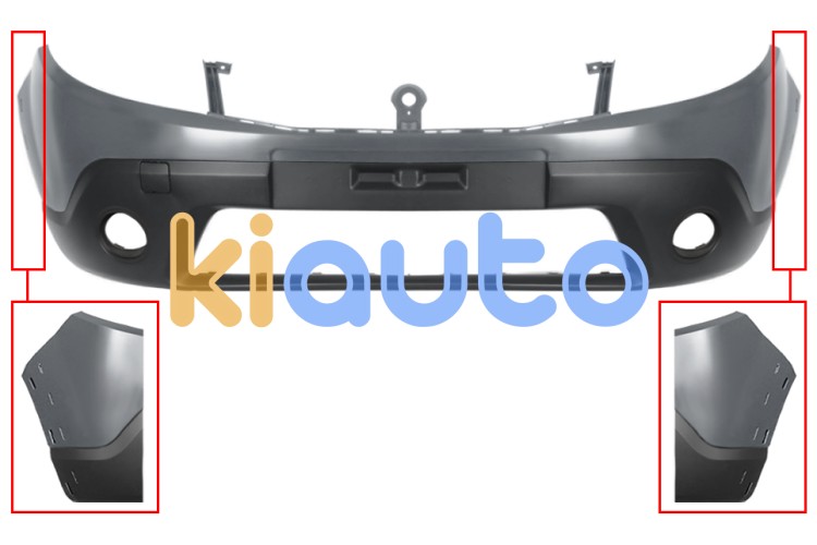 Parachoques dacia sandero 2008-2013 delantero / con antinieblas / modelo stepway / con cerco aleta / imprimado OE 620224790R