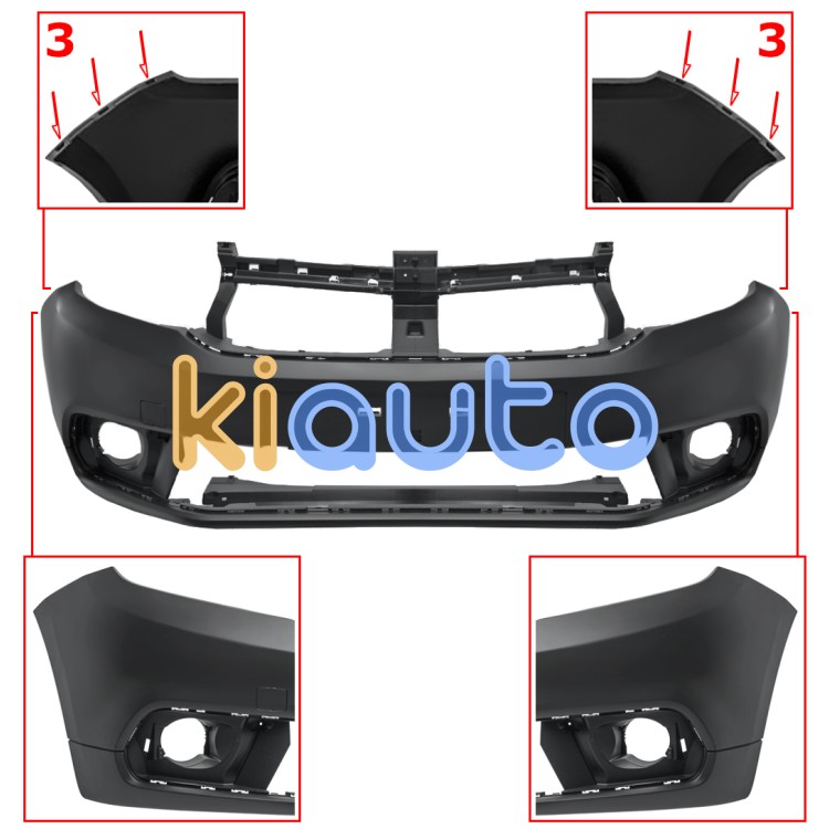 Parachoques dacia sandero 2017-2017 delantero OE 620223034R