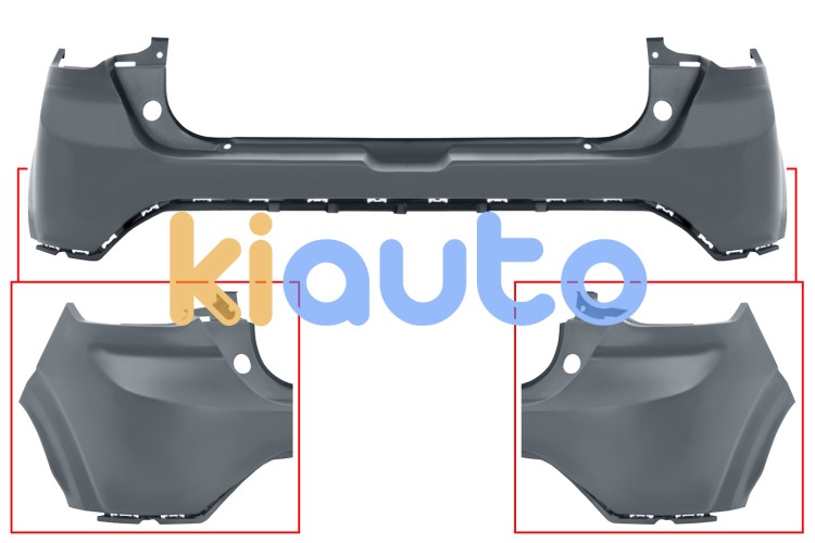 Parachoques dacia sandero 2020-> trasero / superior / imprimado OE 850109659V