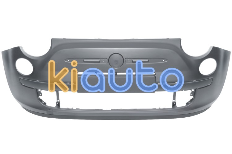Parachoques fiat 500 2007-2015 delantero / con agujeros molduras / imprimado OE 735456793 / 71777627