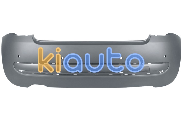 Parachoques fiat 500 2007-2015 trasero / con agujeros molduras / con 4 sensor / imprimado OE 735526888