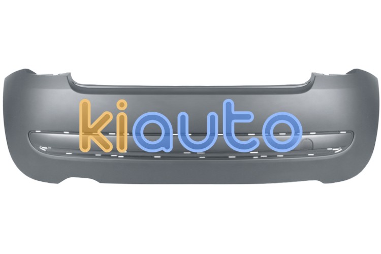 Parachoques fiat 500 2007-2015 trasero / con agujeros molduras / imprimado OE 735526889