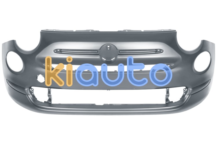 Parachoques fiat 500 2015-2024 delantero / sin agujeros molduras / imprimado OE 735657232