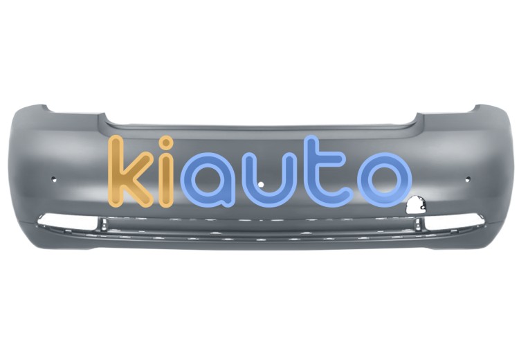 Parachoques fiat 500 2015-2024 trasero / con agujeros molduras / con 3 sensor / imprimado OE 735637734
