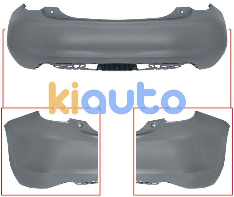 Parachoques fiat 500e 2020-> trasero / imprimado OE 735808289