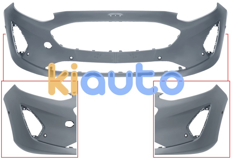 Parachoques ford fiesta 2017-2021 delantero / con 6 sensor / con park assist / imprimado OE 2162038