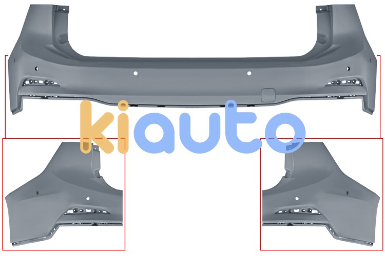 Parachoques ford focus 2018-2022 trasero / familiar / con 6 sensor / imprimado OE 2516302