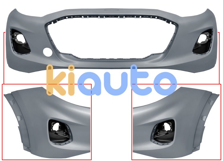 Parachoques ford puma 2019-2024 delantero / imprimado OE 2462117 / L1TB17H772A1DPRA