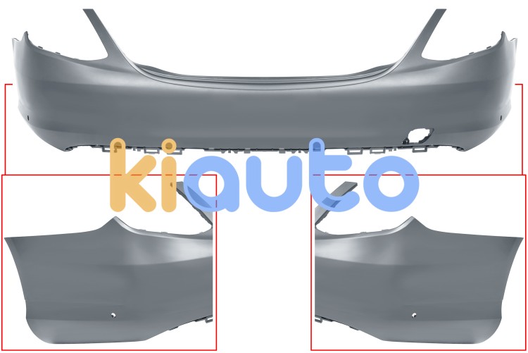 Parachoques mercedes clase c (w205) 2014-2018 trasero / sedan / con sensor / imprimado OE A2058800447649999
