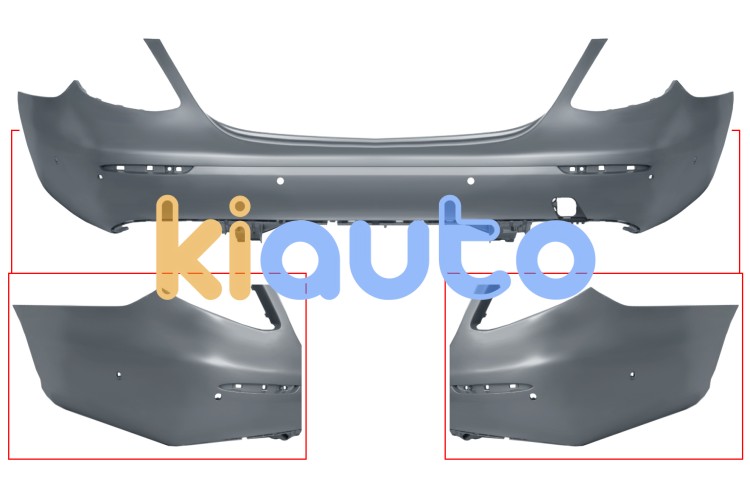 Parachoques mercedes clase e (w213) 2016-2020 trasero / sedan / con sensor / imprimado OE A21388504259999