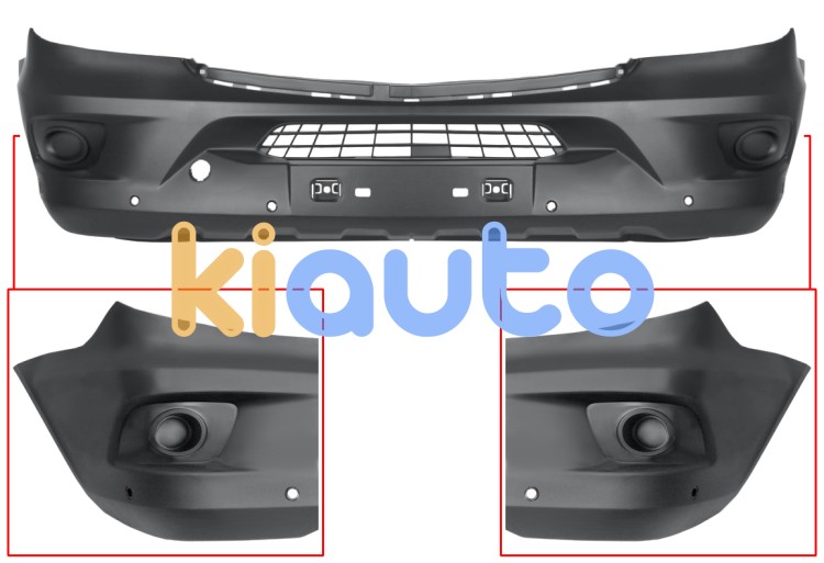Parachoques mercedes sprinter (906) 2013-2018 delantero / con 6 sensor / con park assist OE A90688017709B51