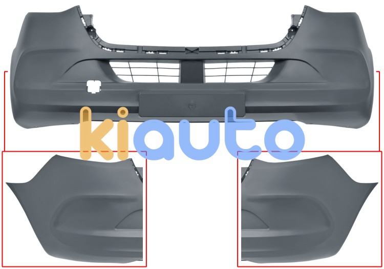 Parachoques mercedes sprinter (907/910) 2018-> delantero / imprimado OE A91088594009678