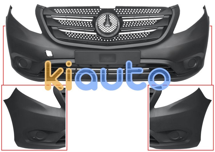Parachoques mercedes vito (w447) 2014-> delantero / con rejilla OE A44788504259B51