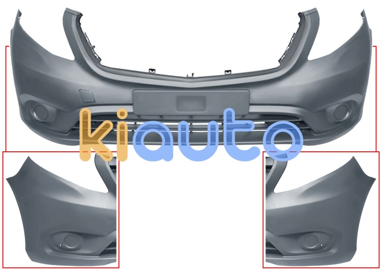 Parachoques mercedes vito (w447) 2014-> delantero / sin rejilla / imprimado OE A44788508259999
